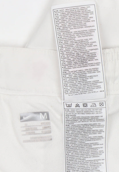 Nike Men’s White Manchester United Athletic Football Shorts Size M