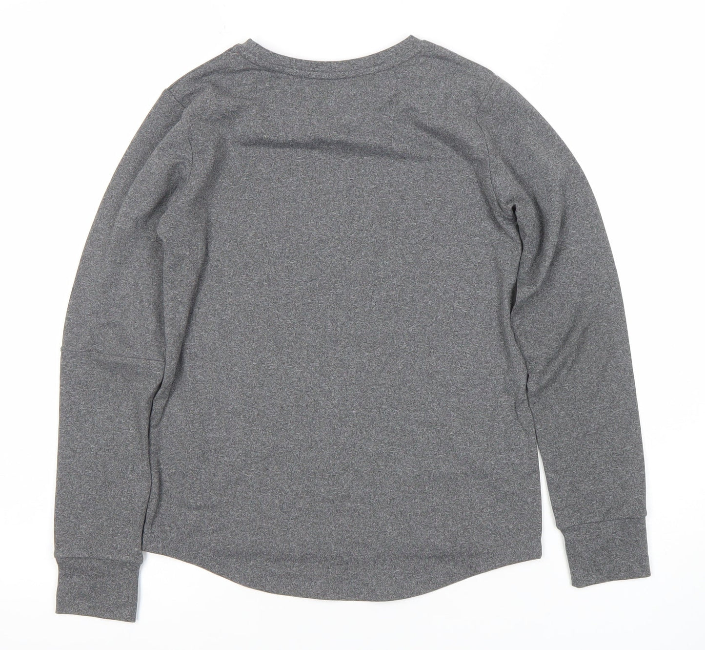 St. Bernard Girls Grey Long Sleeve 'Limitless' Active T-Shirt 8-9 Years