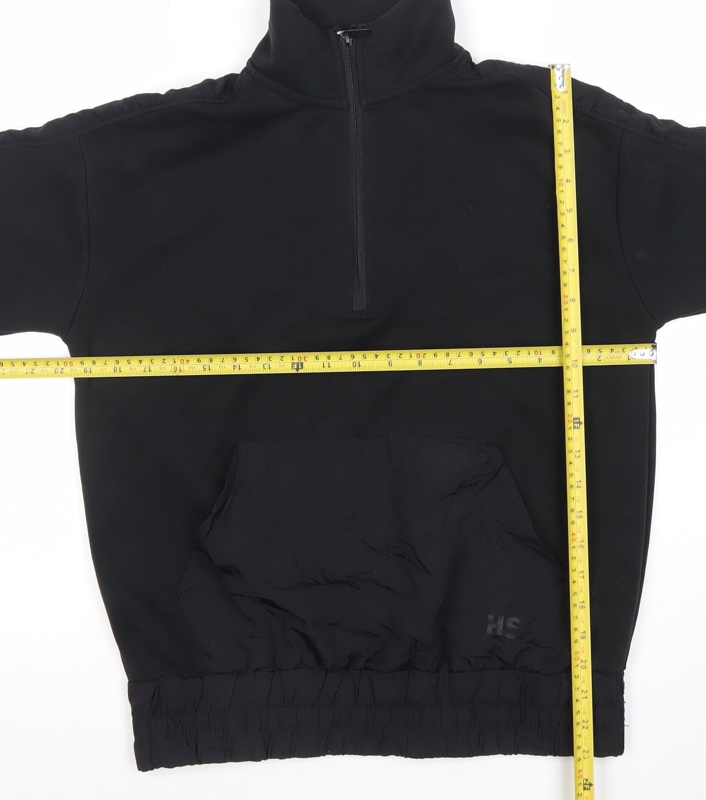 Helen Steele x Dunnes Stores Black 1/2 Zip Pullover Sweatshirt XS Women