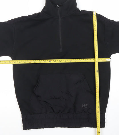 Helen Steele x Dunnes Stores Black 1/2 Zip Pullover Sweatshirt XS Women