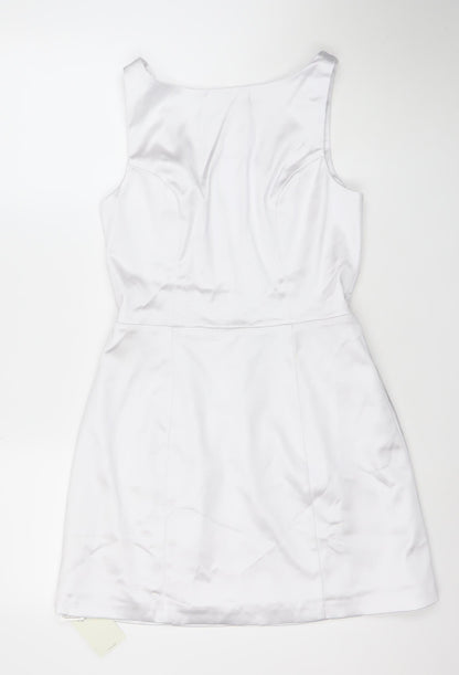 Abercrombie & Fitch Women’s White Satin Bodycon Dress Size M