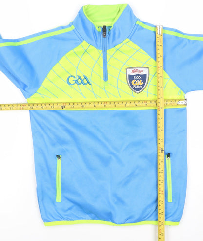 O'Neills Boys Blue 2 Years 1/4 Zip Sports Sweatshirt GAA Kellogg’s Cool Camp