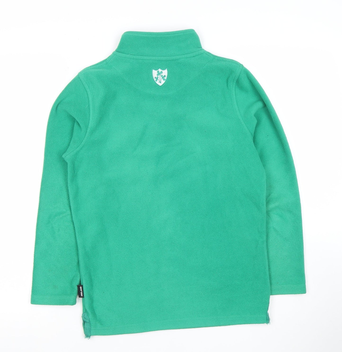 Ireland Classics Boys Green Fleece 1/4 Zip Hoodie 11-12 Years