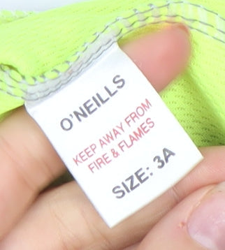 O'Neills Boys Grey Neon Full Zip Sweatshirt 3 Years Kellogg’s GAA Cool Camps