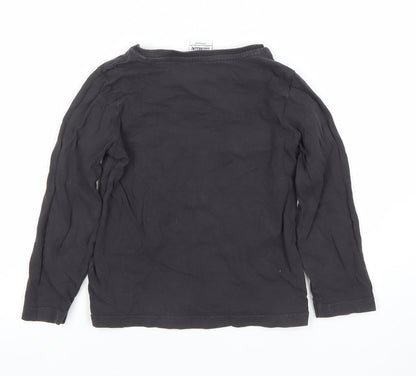 Marks and Spencer Boys Black Minecraft Long Sleeve T-Shirt 4-5 Years