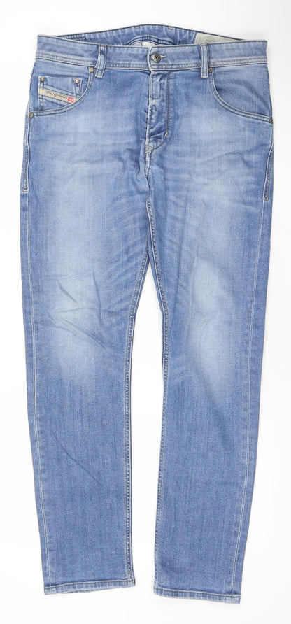 Diesel Krayver Men's Blue Slim Straight Jeans W30 L32