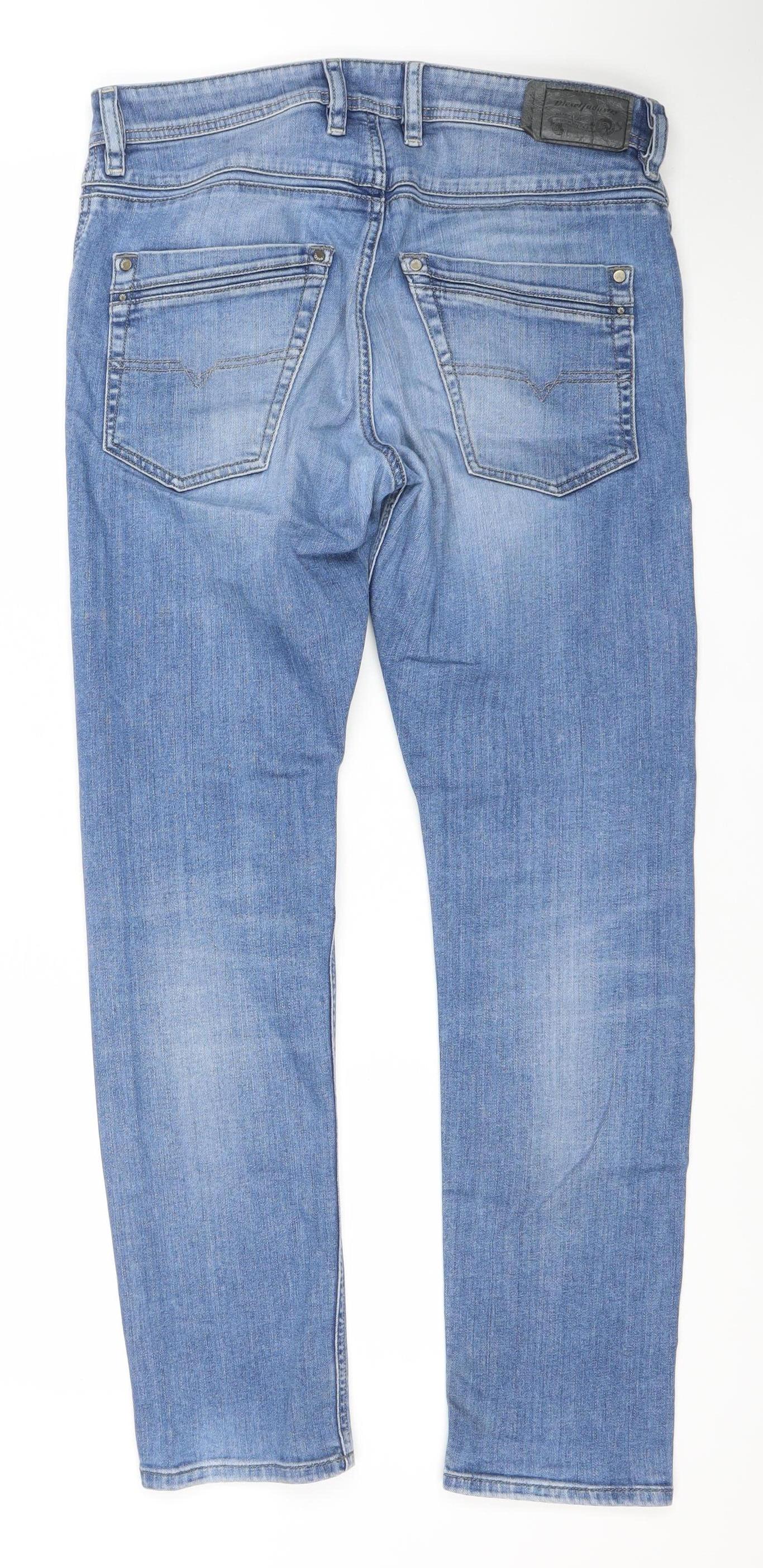 Diesel Krayver Men's Blue Slim Straight Jeans W30 L32