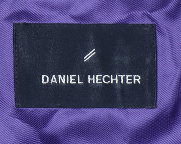 Daniel Hechter Men's Black Wool Shawl Lapel Suit Jacket 38R