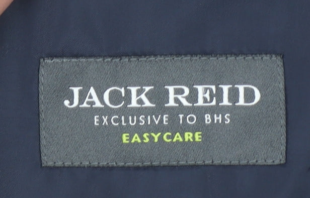 Jack Reid Men’s Blue 44S Blazer Jacket Classic Fit Formal