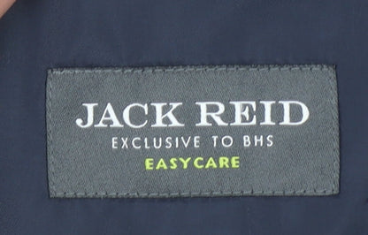 Jack Reid Men’s Blue 44S Blazer Jacket Classic Fit Formal