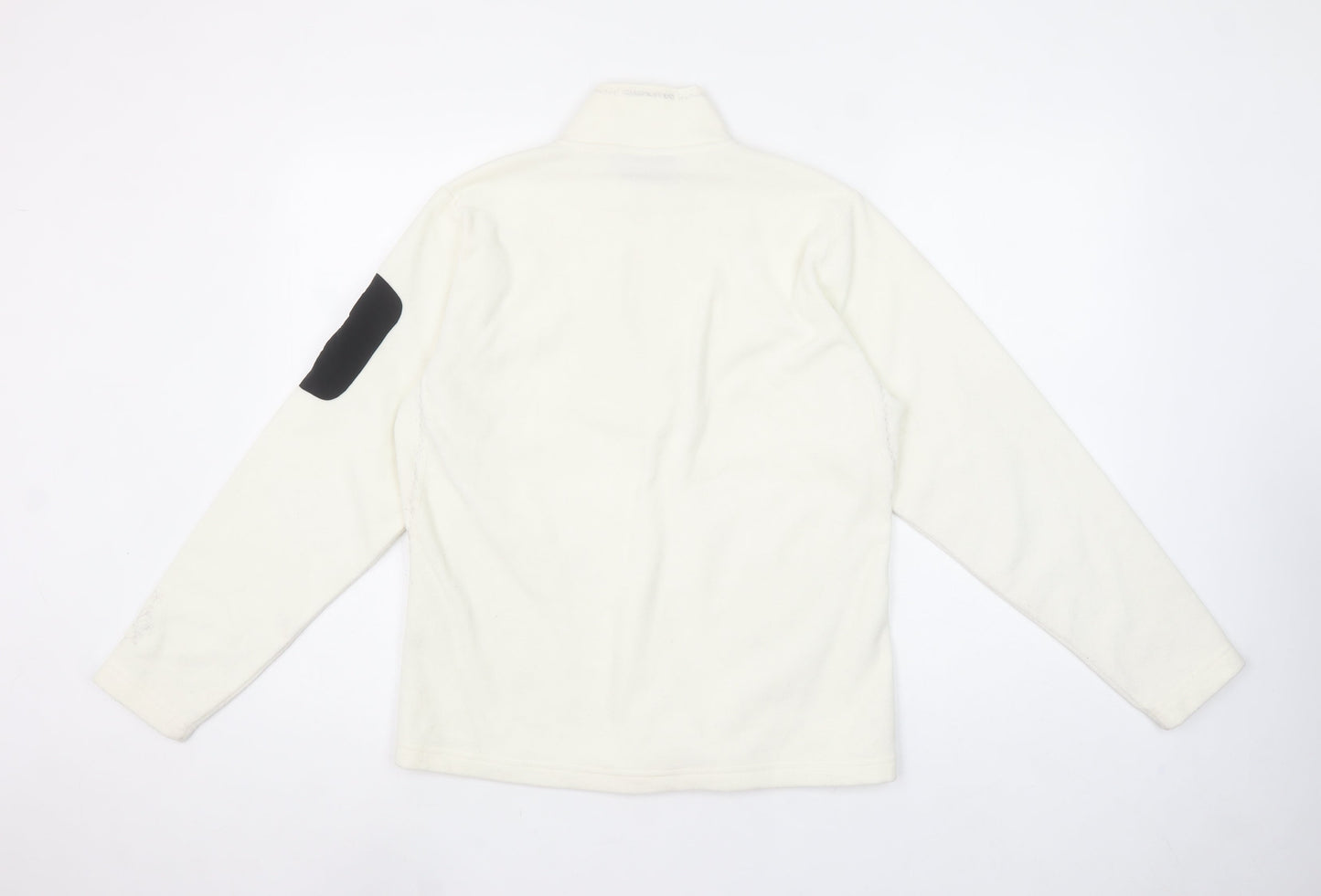 Craghoppers Women Ivory Fleece Half Zip Pullover Sweatshirt UK 12