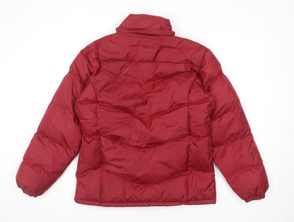 MAITESI Classics Women's Red Puffer Jacket M Regular Fit Winter Coat
