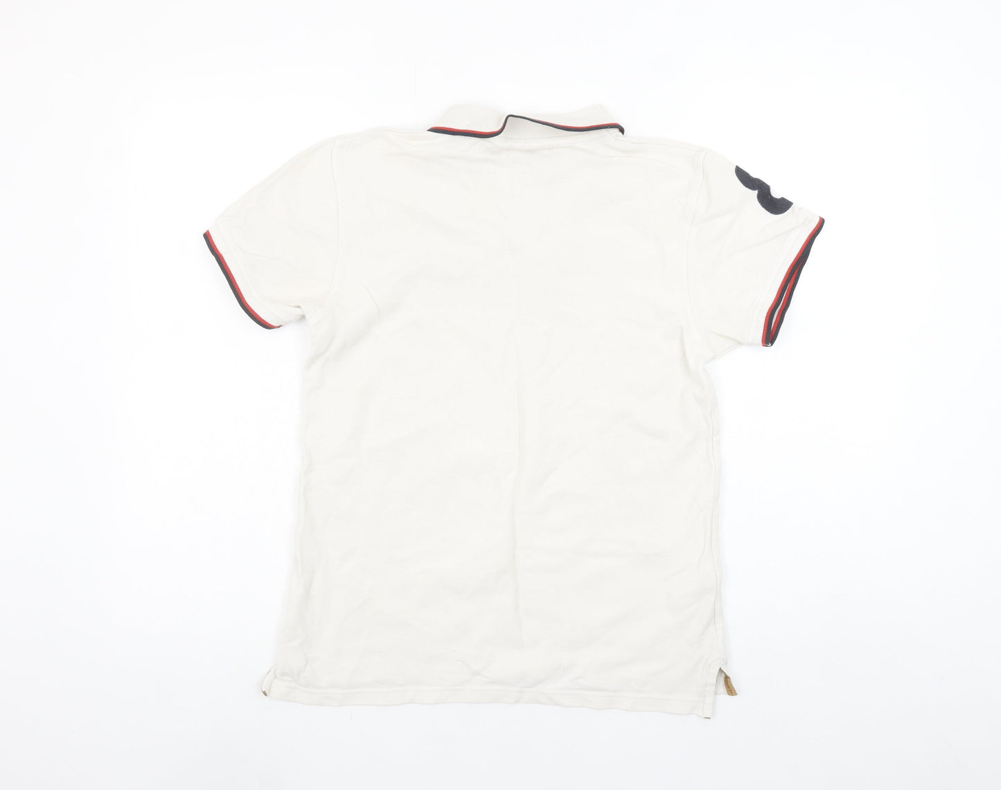 Liverpool FC Boys White Polo Shirt 11-12 Years Football Embroidered Logo