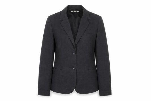 Gap Women’s Grey Pinstripe Blazer Jacket Size 8 Slim Fit