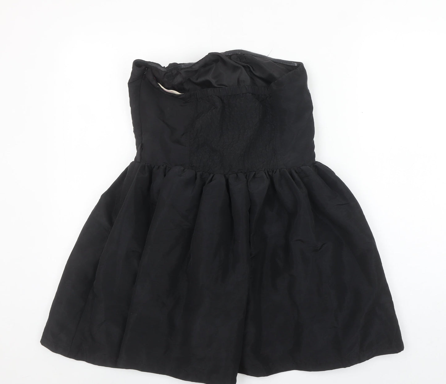 Generation Girls Black Strapless A-Line Party Dress Age 13