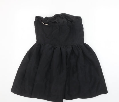 Generation Girls Black Strapless A-Line Party Dress Age 13