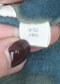 Mountain Warehouse Boys Green Camouflage Fleece 1/4 Zip Pullover Sweatshirt 9-10 Years