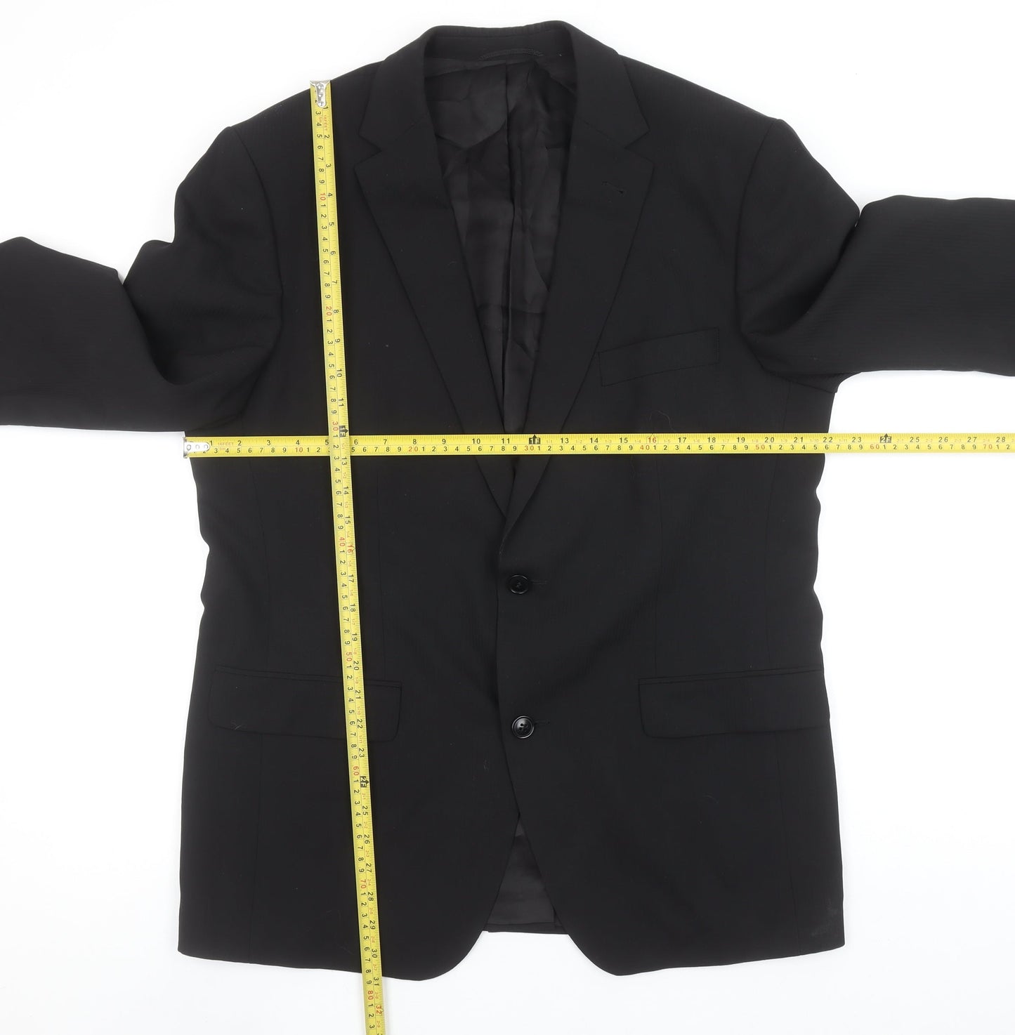 Mens UK Size 42 ROY ROBSON Regular Black Suit Jacket