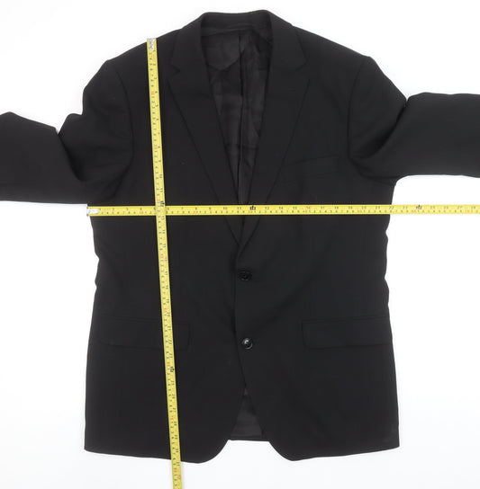 Mens UK Size 42 ROY ROBSON Regular Black Suit Jacket