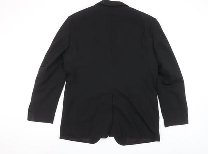 Mens UK Size 42 ROY ROBSON Regular Black Suit Jacket
