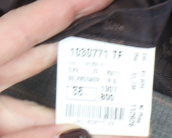 Paul Smith London Men Grey Pinstripe Wool Blazer Jacket 38R