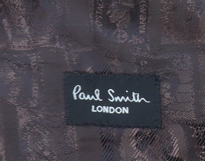 Paul Smith London Men Grey Pinstripe Wool Blazer Jacket 38R