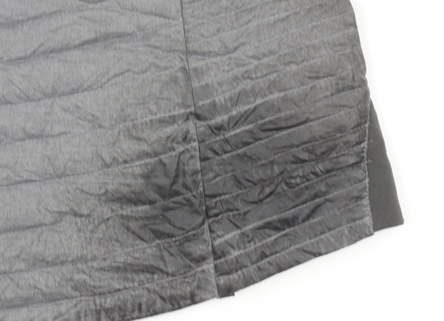 Eddie Bauer Women's Grey Lightweight Hooded Puffer Jacket Size L