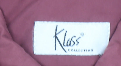 Klass Women’s Pink Quilted Mid-Length Jacket XL