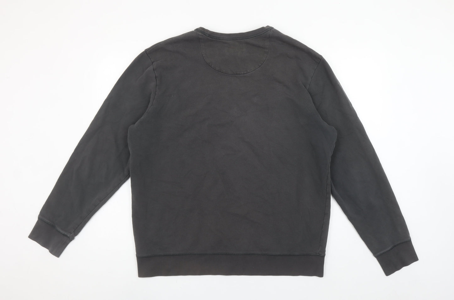 Mens UK Size L Lands' End Black Pullover Sweatshirt
