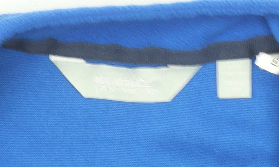 Regatta Boys Blue Fleece 1/4 Zip Pullover Sweatshirt 6-7 Years