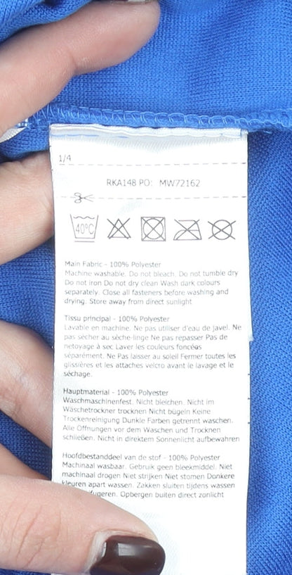 Regatta Boys Blue Fleece 1/4 Zip Pullover Sweatshirt 6-7 Years