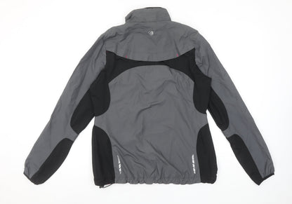 MPG Womens Grey Lightweight Windbreaker Jacket Size 12