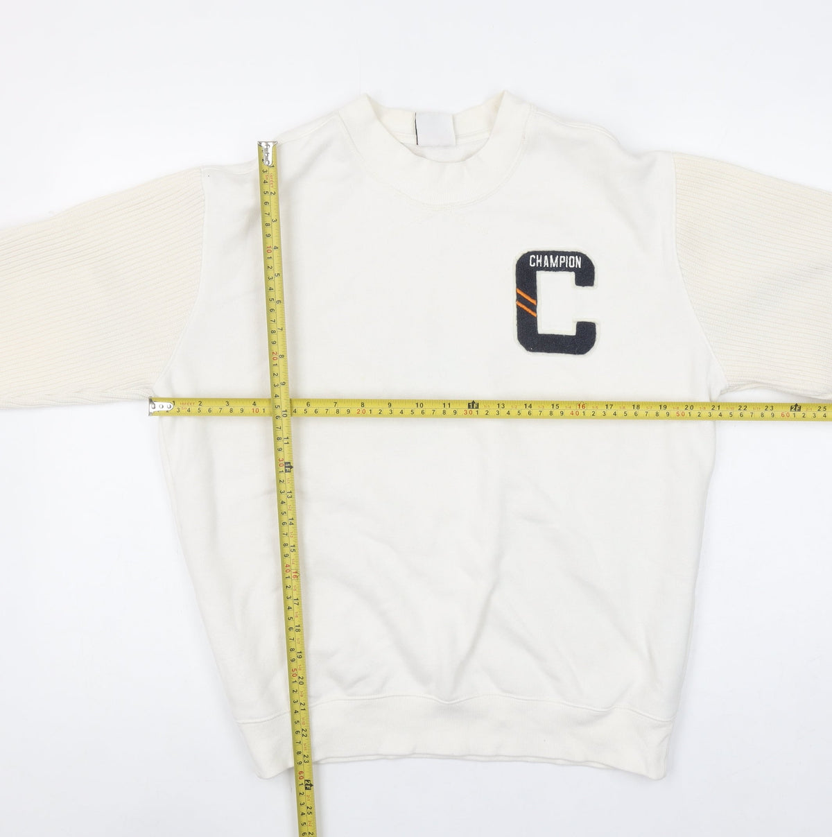 Mens UK Size XS Champion Beige Pullover Sweatshirt