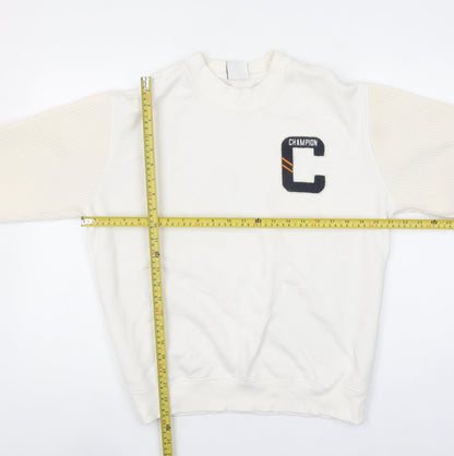Mens UK Size XS Champion Beige Pullover Sweatshirt