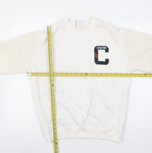 Mens UK Size XS Champion Beige Pullover Sweatshirt