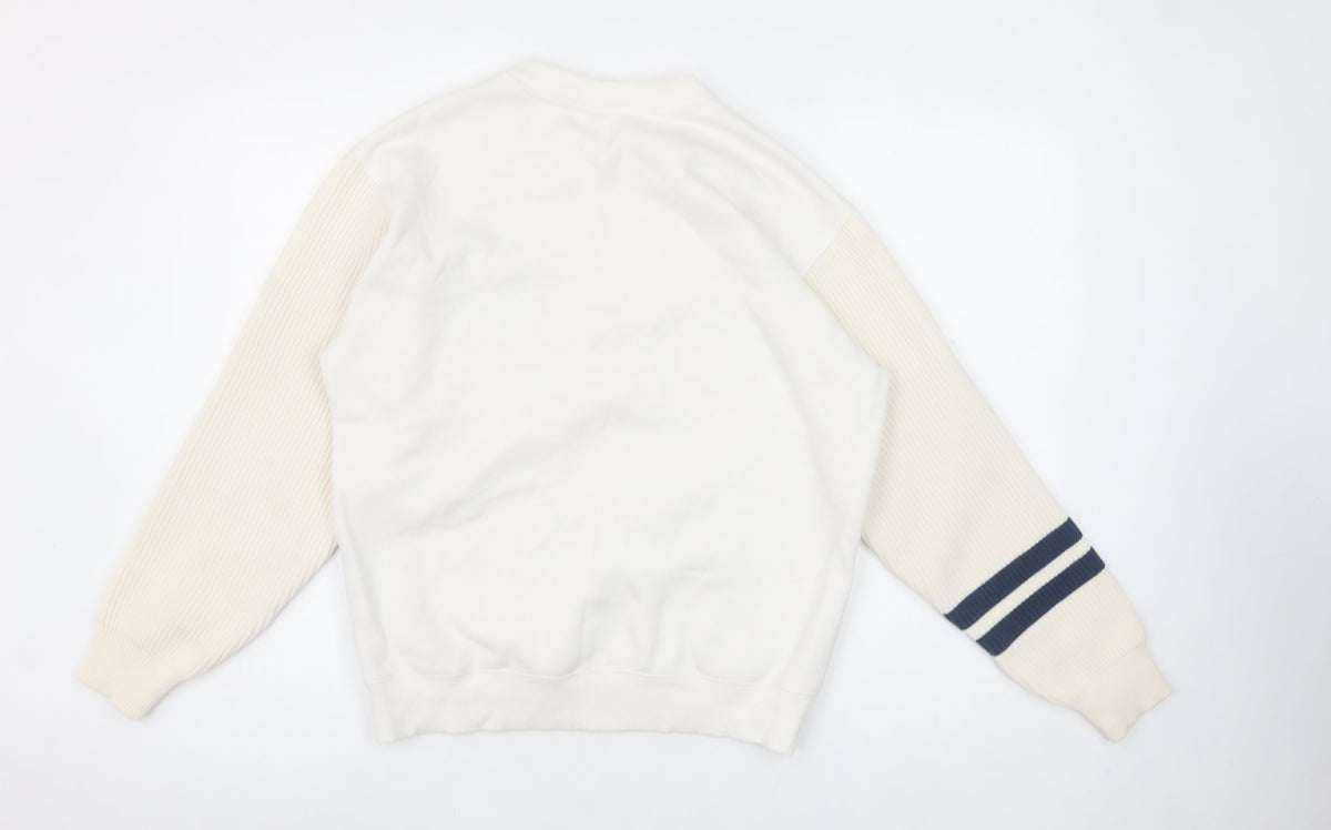 Mens UK Size XS Champion Beige Pullover Sweatshirt