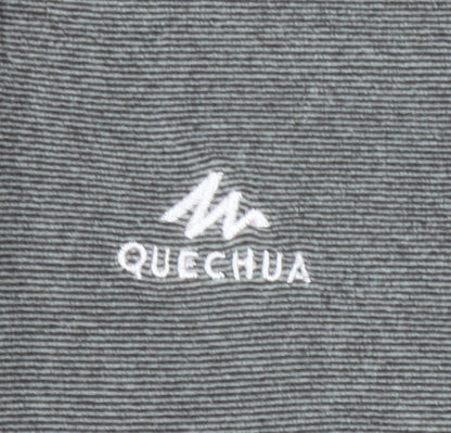 Quechua Womens Grey 1/2 Zip Fleece Pullover Sweatshirt 2XL