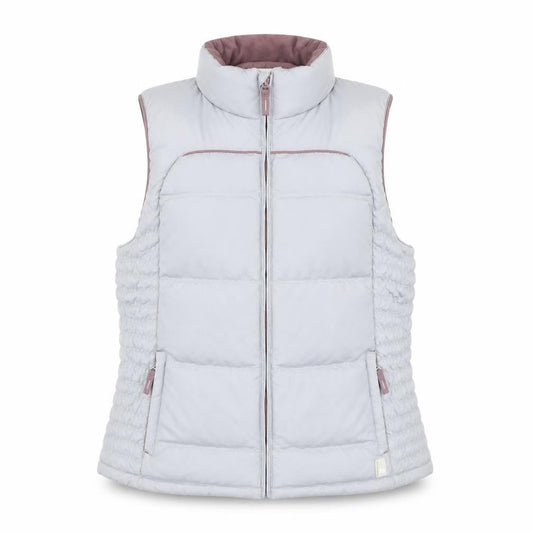 Quechua Women Grey 14 Puffer Ski Spirit Insulated Waistcoat