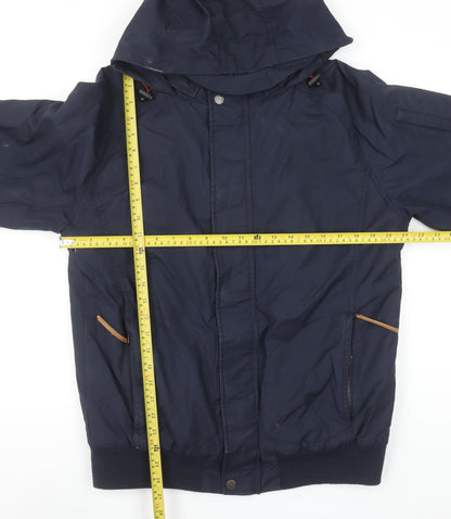 Mens UK Size M Fat Face Blue Windbreaker Coat