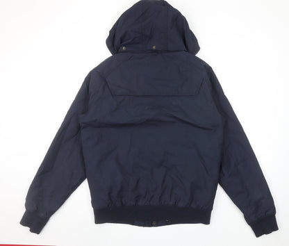 Mens UK Size M Fat Face Blue Windbreaker Coat