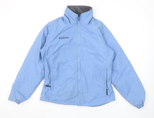 Columbia Women Blue Windproof Puffer Jacket Size M