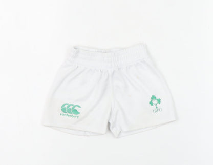 Canterbury Unisex Baby White 12 Months Sports Shorts IRFU Rugby