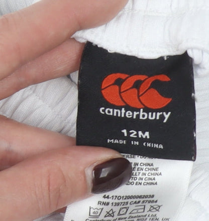 Canterbury Unisex Baby White 12 Months Sports Shorts IRFU Rugby