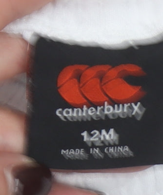 Canterbury Unisex Baby White 12 Months Sports Shorts IRFU Rugby