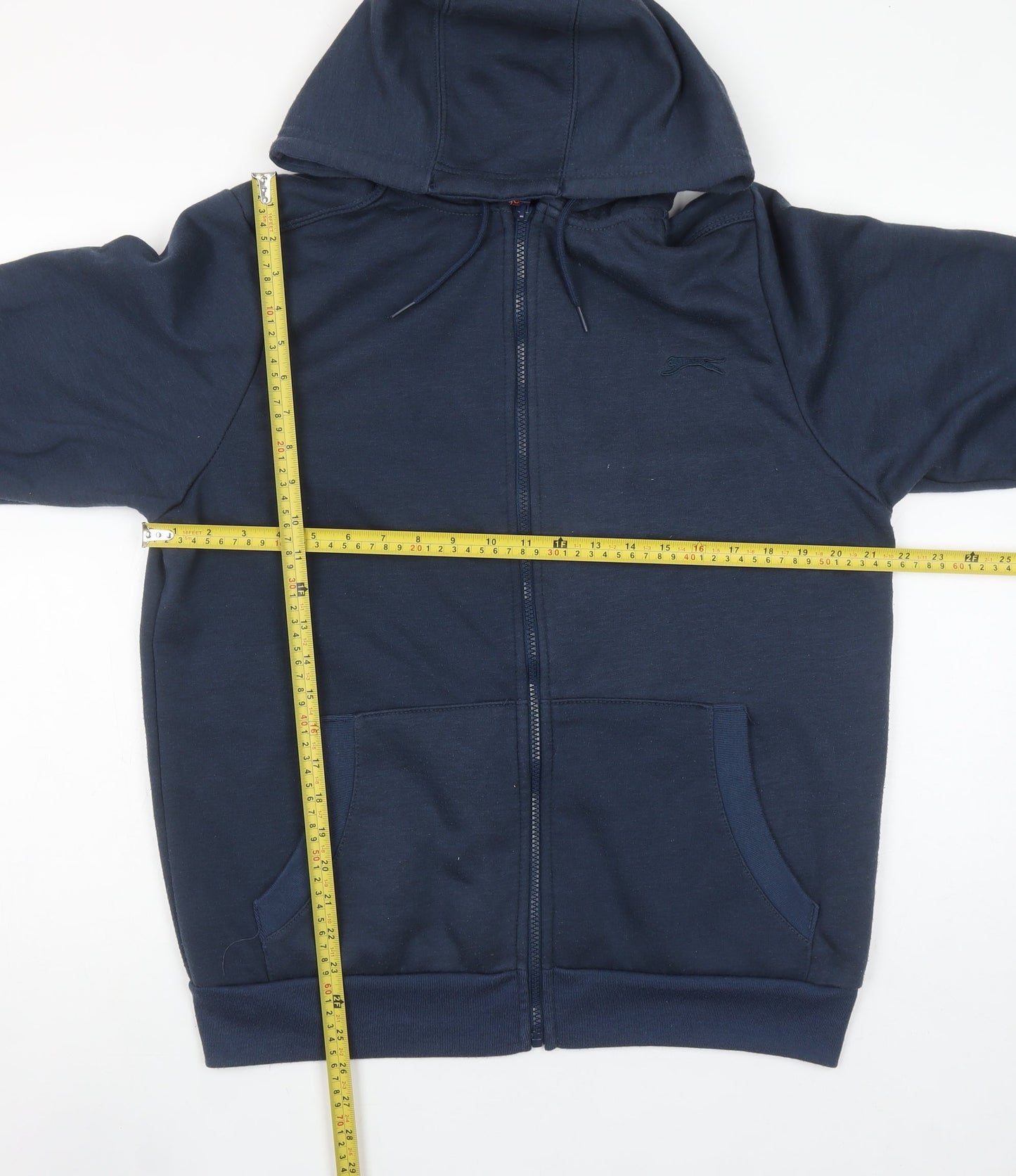 Slazenger Mens Blue Full Zip Hoodie Size M Regular Fit