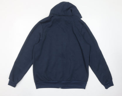 Slazenger Mens Blue Full Zip Hoodie Size M Regular Fit