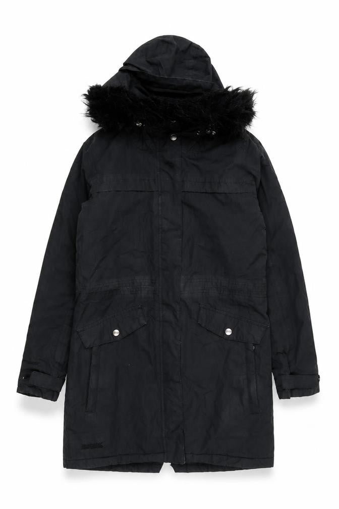 Womens UK Size 8 Regatta Black Parka Coat