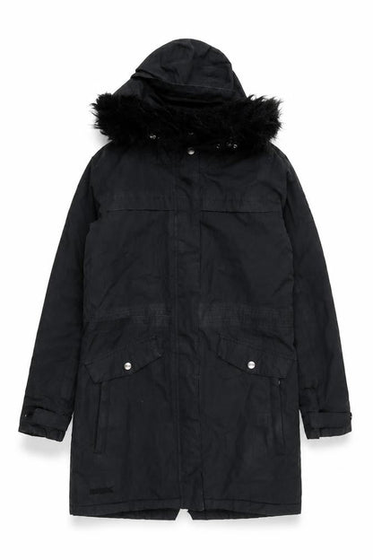 Womens UK Size 8 Regatta Black Parka Coat