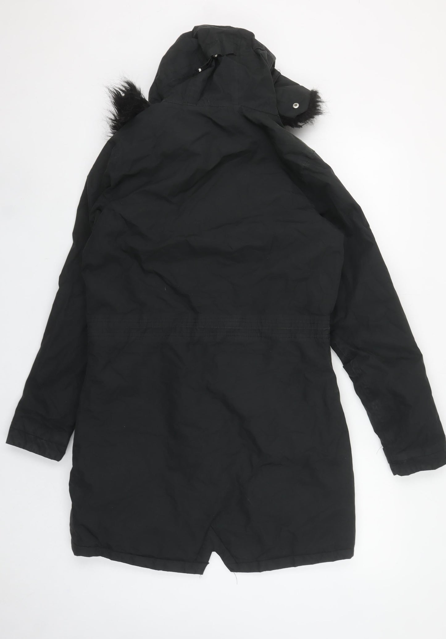 Womens UK Size 8 Regatta Black Parka Coat
