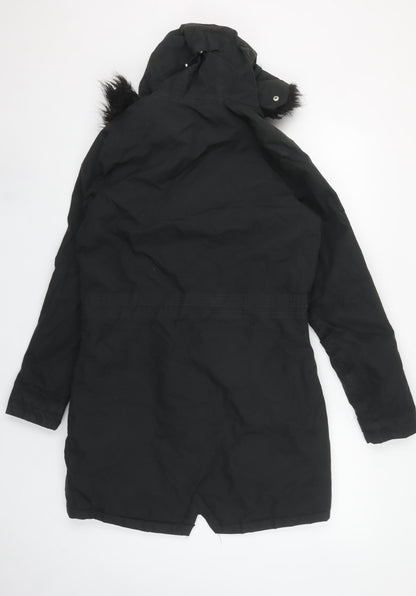 Womens UK Size 8 Regatta Black Parka Coat